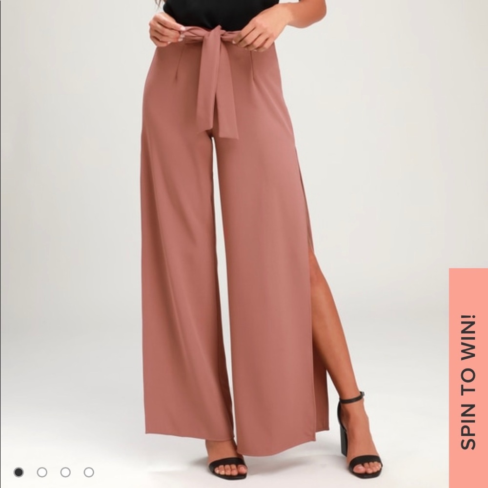Size Small Lulus Wide Leg Pants NWT